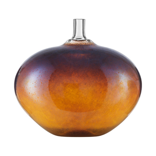 Vaza din sticla cristalina, Golden Brown, 29 cm, Beans by Bertil Vallien - KOSTA BODA