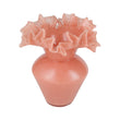 Vaza din sticla, Gala, corai, 20x21 cm - SIMONA'S COLLECTION