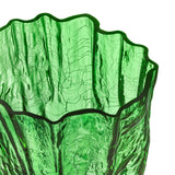Vaza din sticla, Green, 27 cm, Crackle by Asa Jungnelius - KOSTA BODA