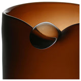 Vaza din sticla, maro, 21 cm, Misciolgo - SIMONA'S COLLECTION