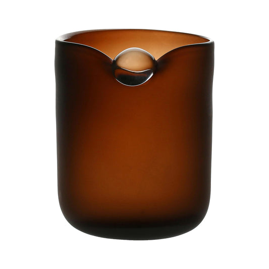 Vaza din sticla, maro, 21 cm, Misciolgo - SIMONA'S COLLECTION