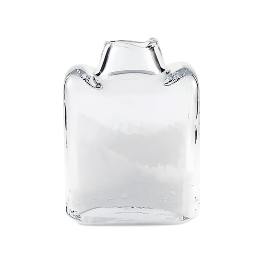 Vaza din sticla, transparent, 26 cm, Inblocco - SIMONA'S COLLECTION