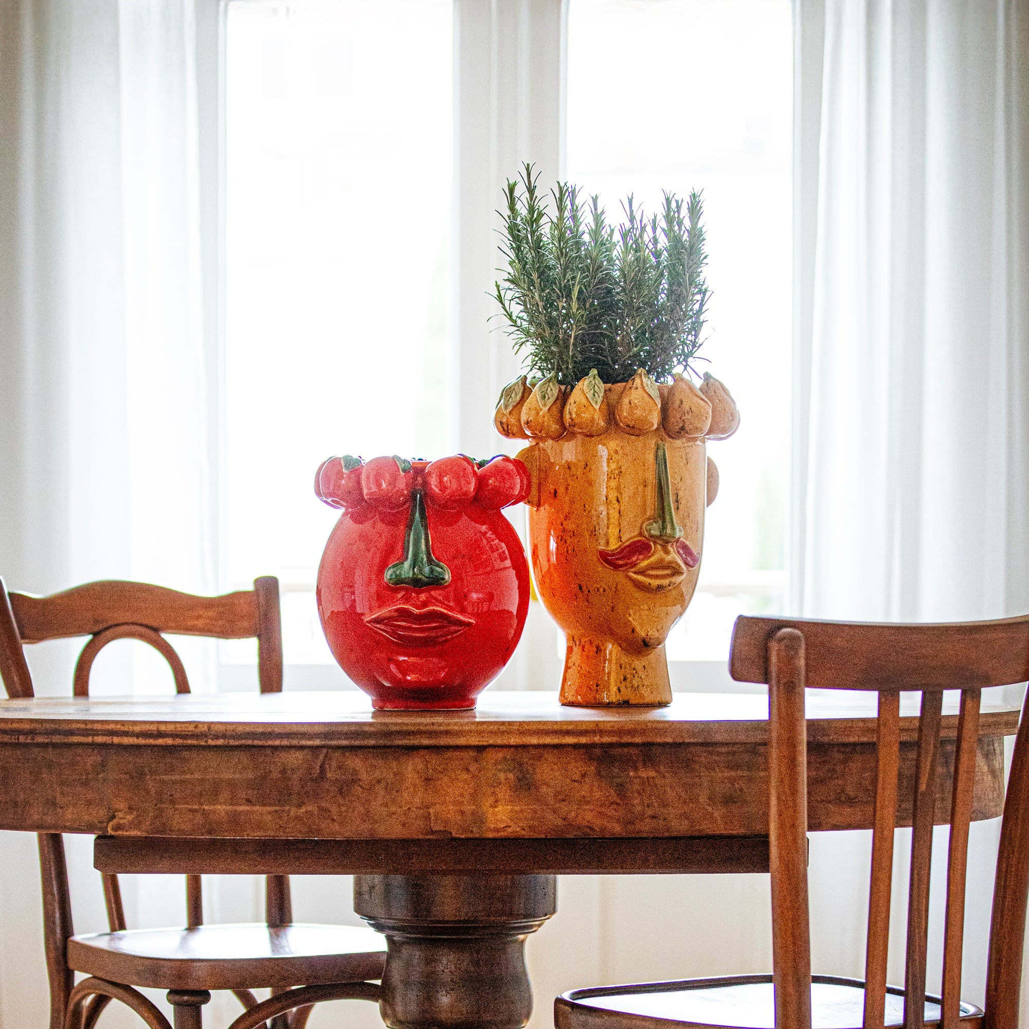 Vaza din portelan, galben, 37 cm, Arciboldo - SIMONA'S COLLECTION