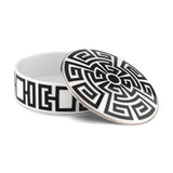 Cutie din portelan, 13 cm, Labirinto Nero - GINORI 1735