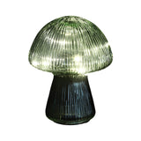 Veioza Ciuperca, 15 leduri, verde, 20 cm - SIMONA'S CHRISTMAS