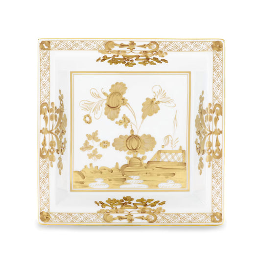 Vide-poche din portelan, 24.5 cm, Oriente Italiano Aurum - GINORI 1735