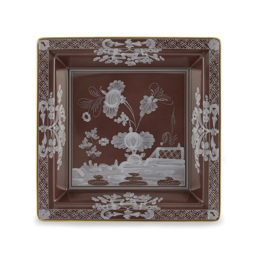 Vide-poche din portelan, 24.5 cm, Oriente Italiano Castagna - GINORI 1735