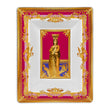 Vide-poche, portelan, 19x15 cm, Fuchsia, Minerva - BACI MILANO