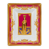 Vide-poche, portelan, 19x15 cm, Fuchsia, Minerva - BACI MILANO