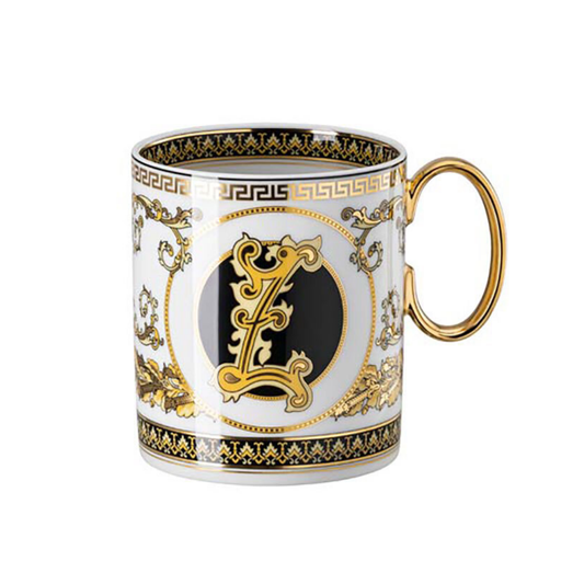 Cana din portelan, Virtus Alphabet Z - VERSACE