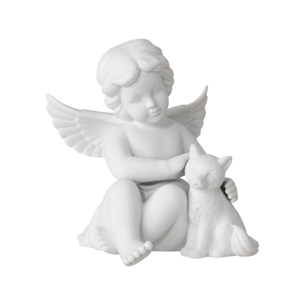 Figurina din portelan, inger cu vulpe, 15 cm, Angels - ROSENTHAL