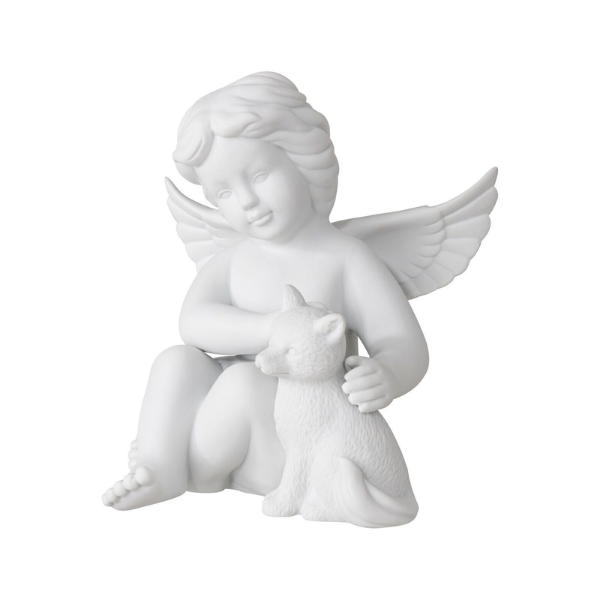 Figurina din portelan, inger cu vulpe, 15 cm, Angels - ROSENTHAL