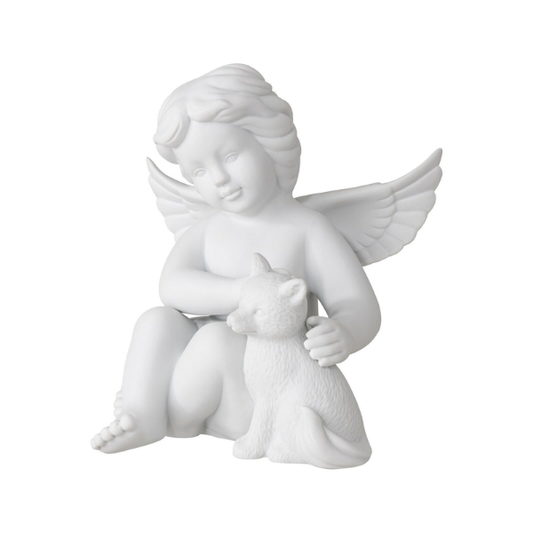 Figurina din portelan, inger cu vulpe, 15 cm, Angels - ROSENTHAL