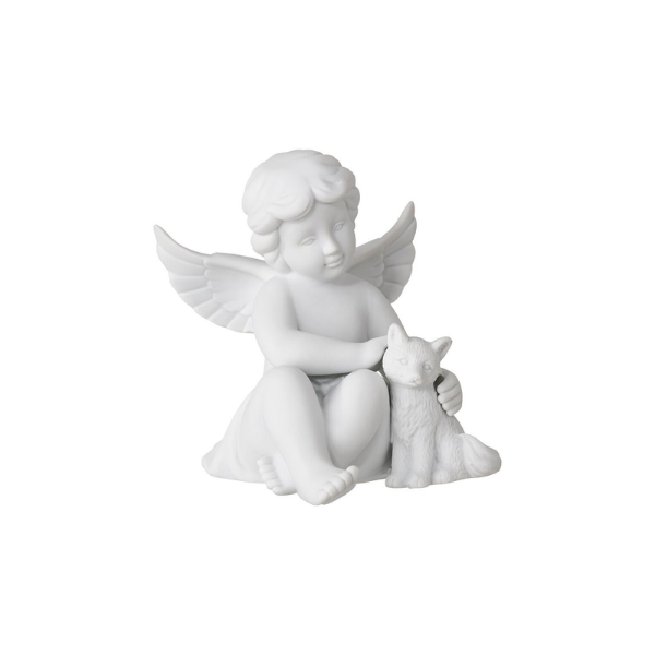 Figurina din portelan, inger cu vulpe, 11 cm, Angels - ROSENTHAL