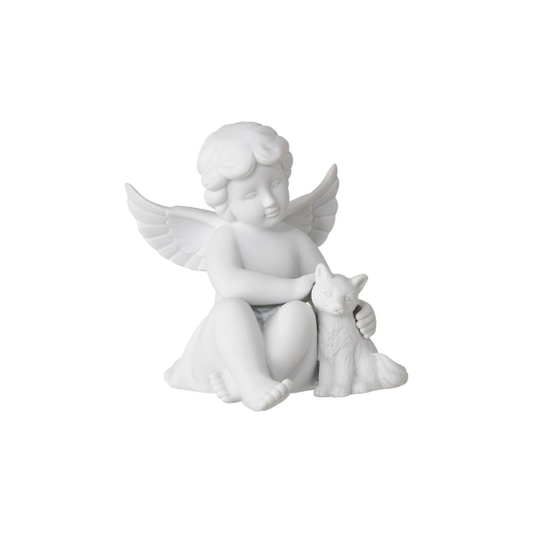 Figurina din portelan, inger cu vulpe, 11 cm, Angels - ROSENTHAL