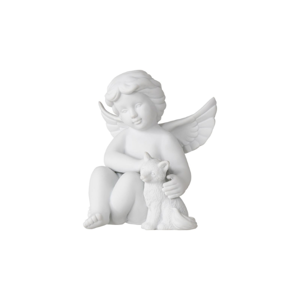 Figurina din portelan, inger cu vulpe, 11 cm, Angels - ROSENTHAL