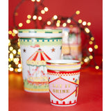 Farfurie pentru cina, portelan, 28 cm, Mamma Mia Xmas Carousel - BACI MILANO