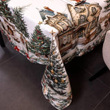 Fata de masa 180x360 cm, Xmas Village - NAPKING