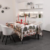 Fata de masa 180x360 cm, Xmas Village - NAPKING