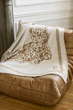 Pled 130x170 cm, mohair, Leopard - YVES DELORME