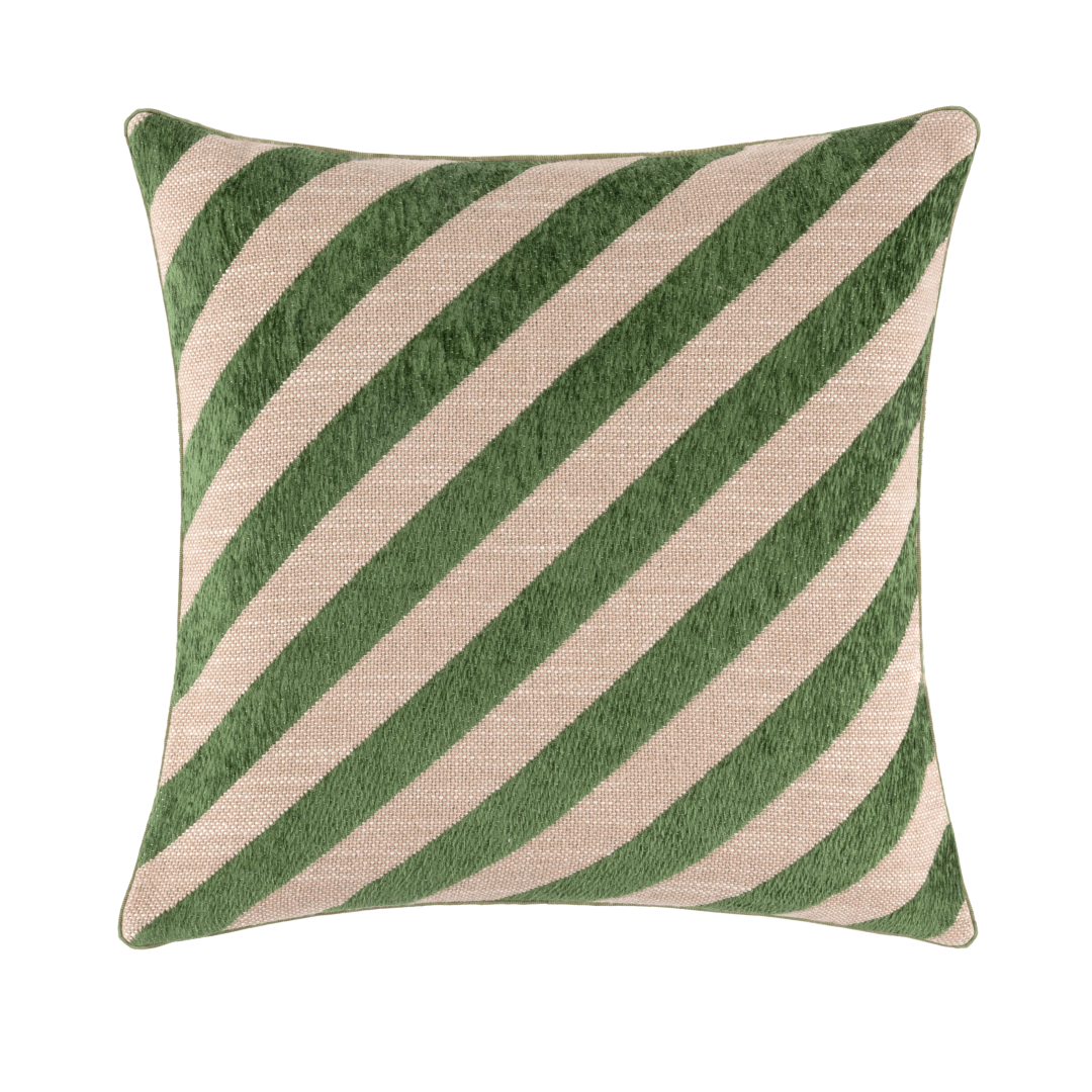 Fata de perna decorativa 33x57 cm, bumbac, Calisson Menthe - YVES DELORME