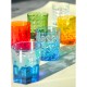 Set 6 pahare Tumbler, acril verde, Crystal Touch - BACI MILANO