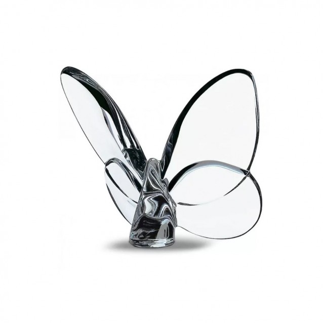 Sculptura transparenta din cristal, Papillon Lucky Butterfly - BACCARAT