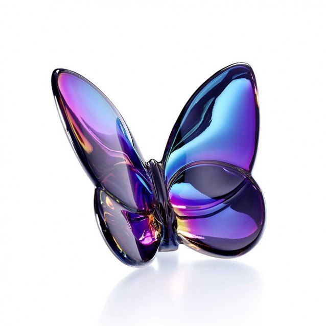 Sculptura din cristal, blue scarabee Papillon Lucky Butterfly - BACCARAT