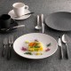 Set tacamuri din otel inoxidabil, 24 piese, Black/Steel, Ares - BUGATTI