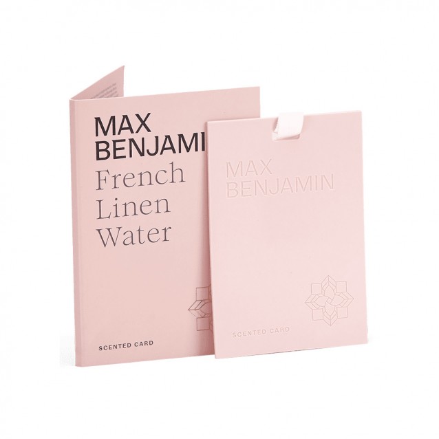 Card parfumat, French Linen, colectia Classic - MAX BENJAMIN