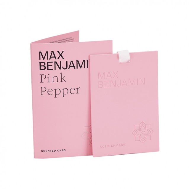 Card parfumat, Pink Pepper, colectia Classic - MAX BENJAMIN