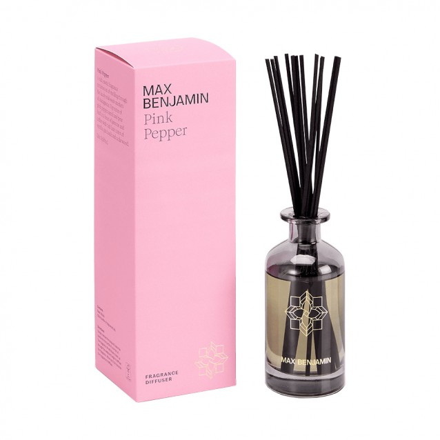 Difuzor esenta parfumata cu betisoare, Pink Pepper, 150 ml, colectia Classic - MAX BENJAMIN