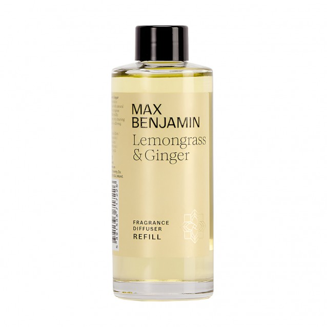 Rezerva difuzor esenta parfumata, Lemongrass & Ginger, 300 ml, colectia Classic - MAX BENJAMIN