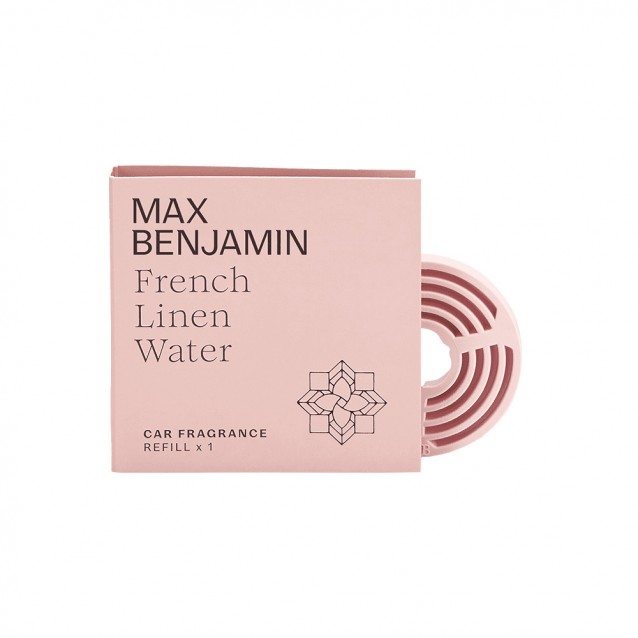 Rezerva pentru aromatizator de masina, French Linen, colectia Car Fragrance - MAX BENJAMIN