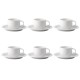 Set 6 cesti si farfurii pentru cafea, Suomi White - ROSENTHAL