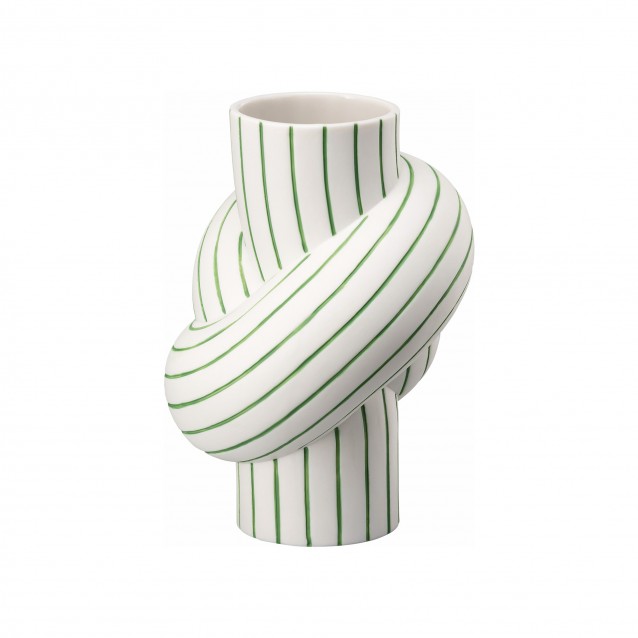 Vaza din portelan, 12 cm, Node Stripes Apple by Martin Hirth - ROSENTHAL