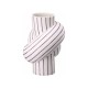 Vaza din portelan, 12 cm, Node Stripes Plum by Martin Hirth - ROSENTHAL