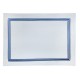 Suport farfurie, 45x33 cm, Triple Line White/Blue - SIMONA'S SPECIALS